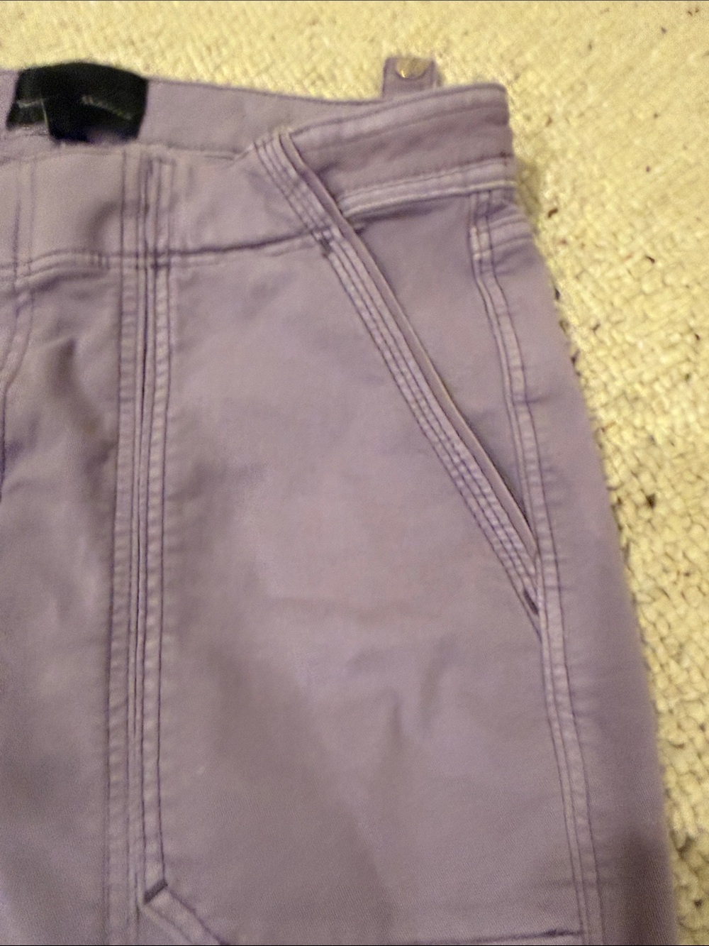 White House black market pret a pedi lavender mid rise pantWomen's Straight-Leg - Picture 8 of 12
